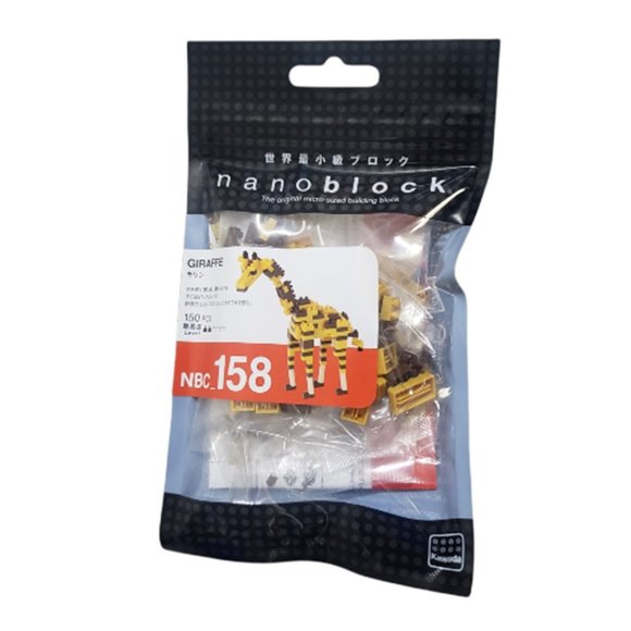 Nanoblock NBM022 Giraffa, Set Di Costruzione 3D Con Micro Blocchi, Oltre 600 Pezzi, Modellismo Da Collezione, Giochi Creativi